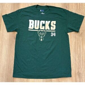 NWOT Men's NBA Milwaukee Bucks Giannis Antetokounmpo Tee - Large - Green